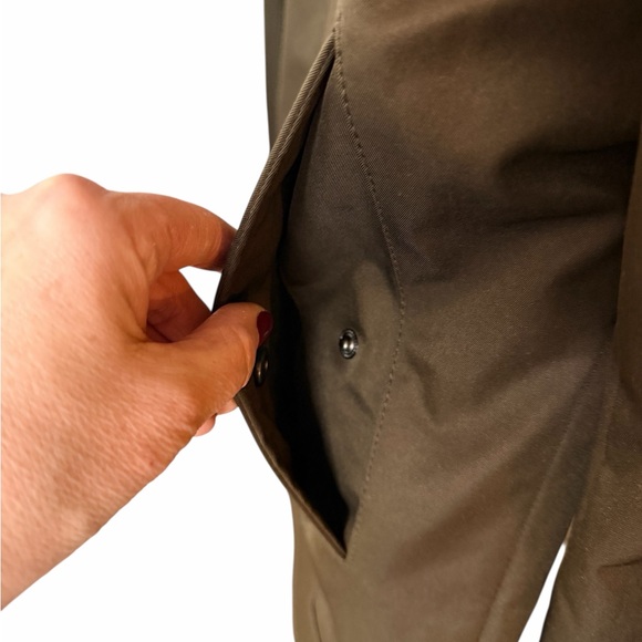 Banana Republic Utility Field Jacket | Hidden Zip Hood | Quilted Lined Large - Picture 3 of 11